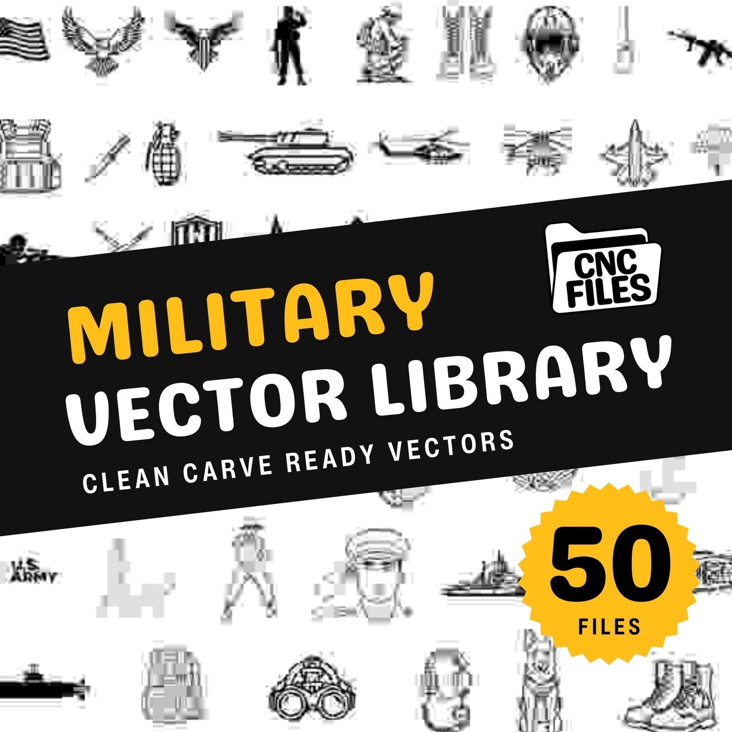 Military CNC Vector Library