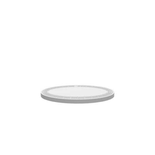 GLB of render file of the 3-person oval cribbage board, ready for 3D viewing and visualization before making your project.