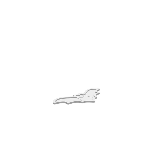GLB of render file of a Bat Halloween Tray, ready for 3D visualization or digital mockups.