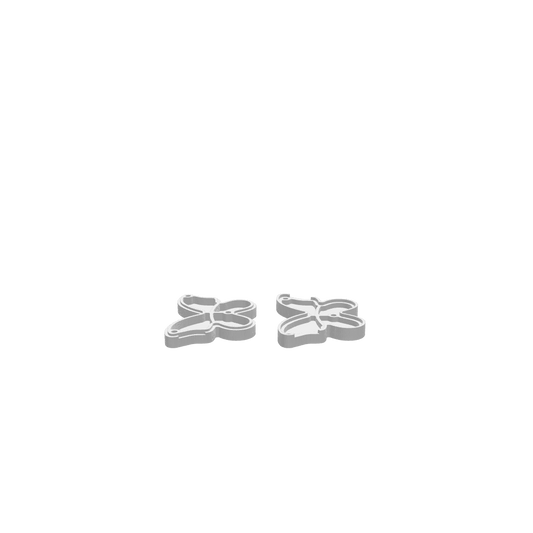 GLB of render file of a butterfly dice tray box designed for holding and rolling dice during tabletop and board games.