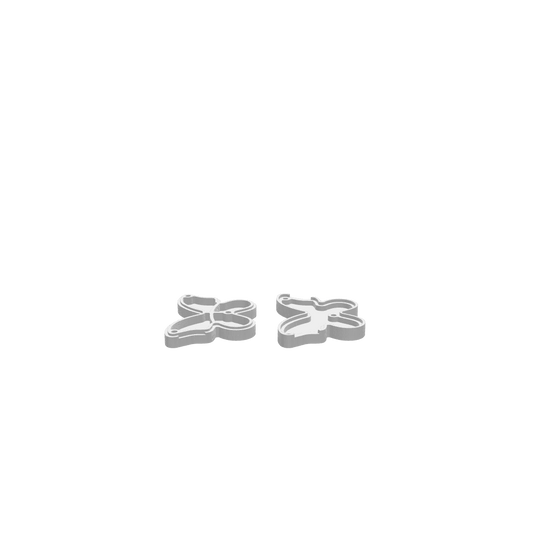 GLB of render file of a butterfly dice tray used as a visual preview for how the finished product will look.