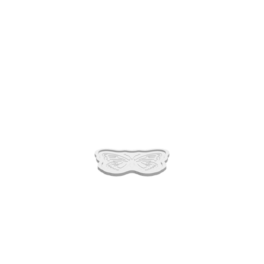 GLB of render file of a classic butterfly cookie tray, ready for 3D viewing or virtual display.