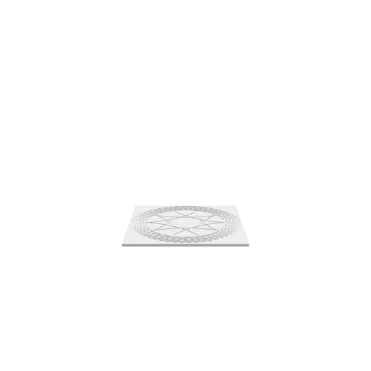 GLB of render file of Guilloche Art 4, a 3D preview model used to visualize the design before manufacturing or presentation.