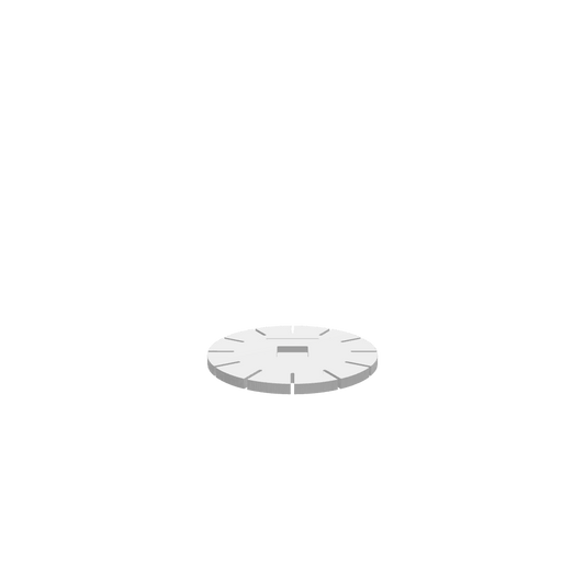 GLB of render file of a simple, elegant one-sided clock, ready for 3D visualization or digital display.