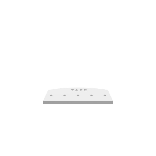 GLB of render file of a simple, modern tape holder perfect for organizing desk or office supplies.