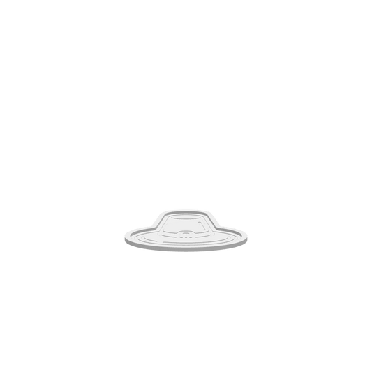 GLB of render file of a Pilgrim Hat Thanksgiving Tray, ready for 3D visualization or digital use.