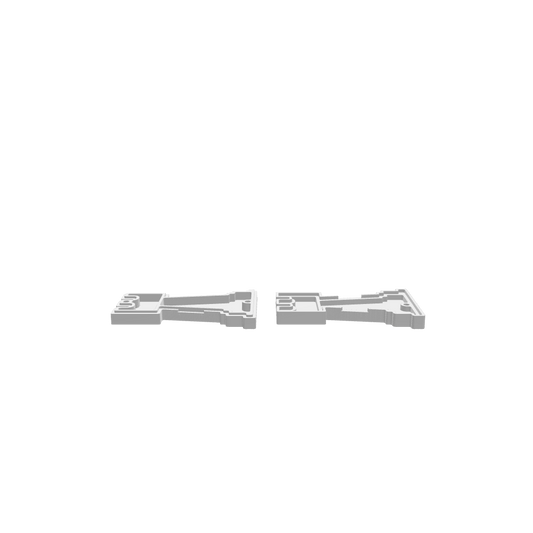 GLB of render file of a Rook Dice Tray Box, a 3D model used for previewing how the finished dice tray will look before production.