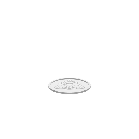 GLB of render file of a Trinity Knot Cookie Tray, a digital 3D model used to preview the final look and proportions before production.
