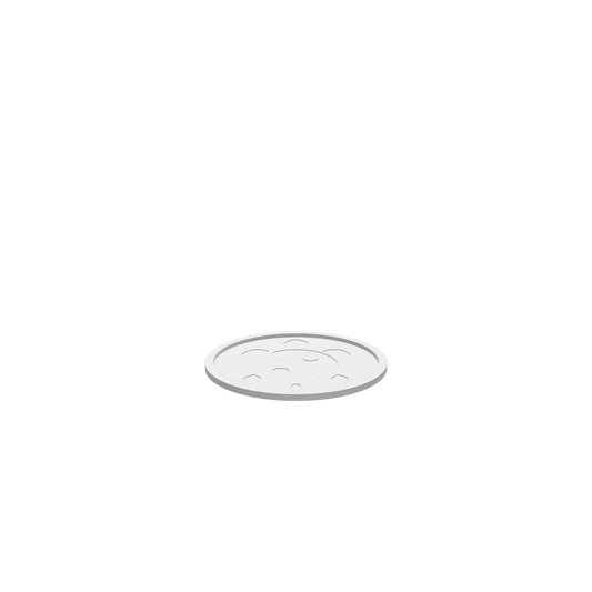 GLB of render file of a Turtle Yin Yang Tray displaying a 3D model of the tray used for visualization, preview, and product presentation.