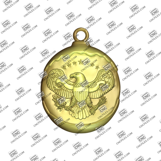 Great Seal of the United States Ornament 3D Relief