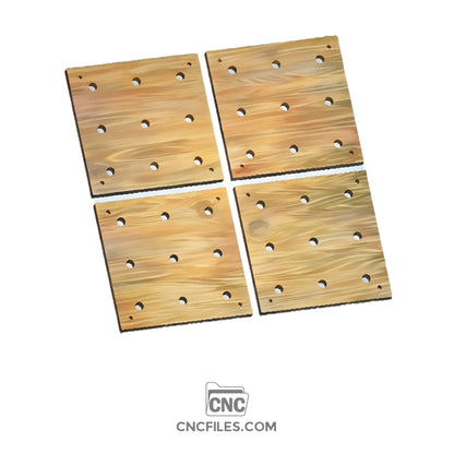 An image of a CNC file showing modular wasteboard tiles measuring 12x12 inches