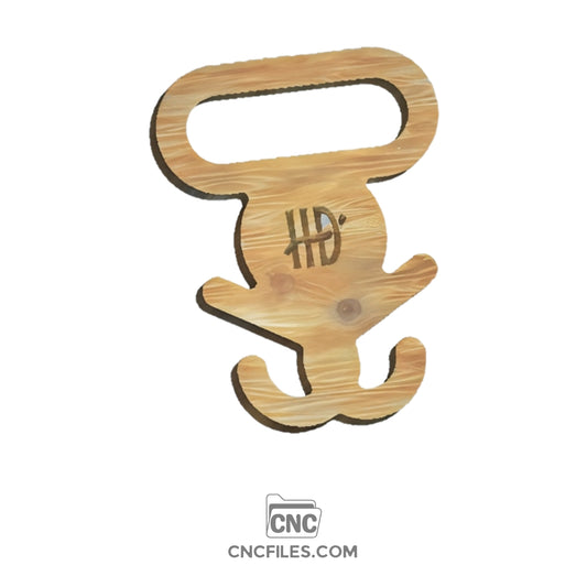 An image of a CNC file showing a Nautical One Tripper design