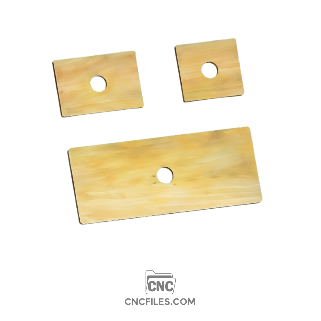 An image of a CNC file showing nesting rectangle jewelry boxes with an acrylic lid designed for organizing and storing small accessories.