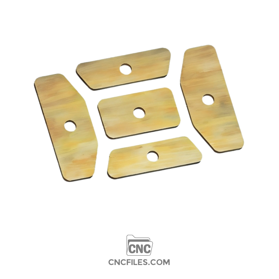 An image of a CNC file showing a Jewellery box lid designed to store rings, earrings, and small accessories in a neat and organized way.
