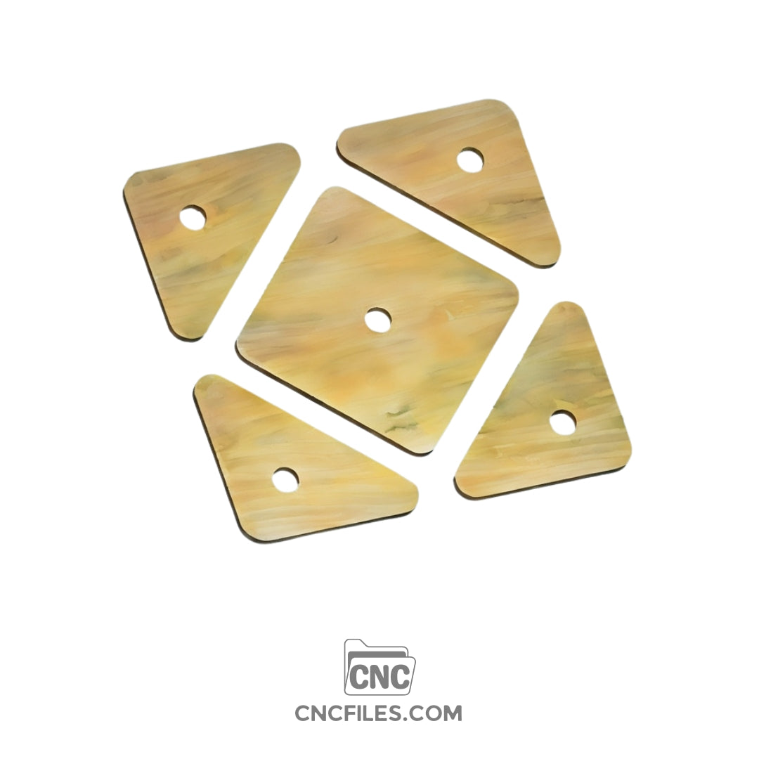 An image of 3D CNC file showing a square V2 jewellery box with a clear acrylic lid, designed for storing rings, earrings, and small accessories.