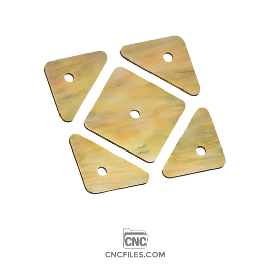 An image of 3D CNC file showing a square V2 jewellery box with a clear acrylic lid, designed for storing rings, earrings, and small accessories.