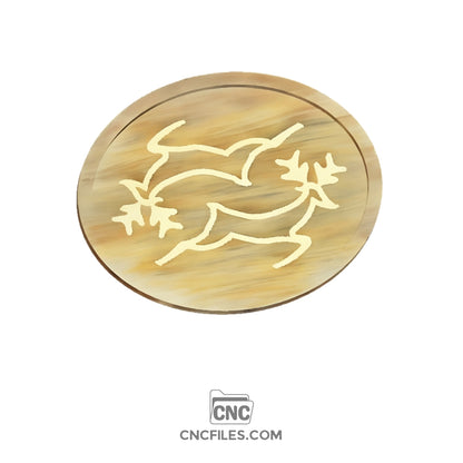 An image of a CNC file showing an Ugly Christmas Sweater Tray design with festive patterns perfect for holiday décor.