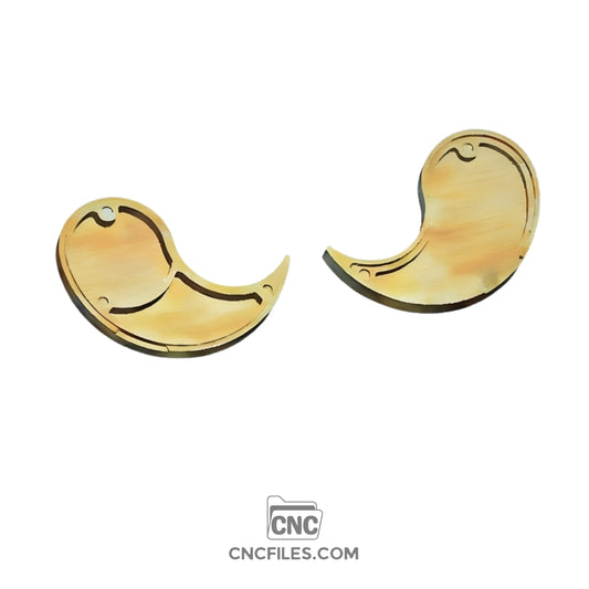 An image of a CNC file showing a Yin Yang Dice Tray with a perfectly balanced design symbolizing harmony and duality.