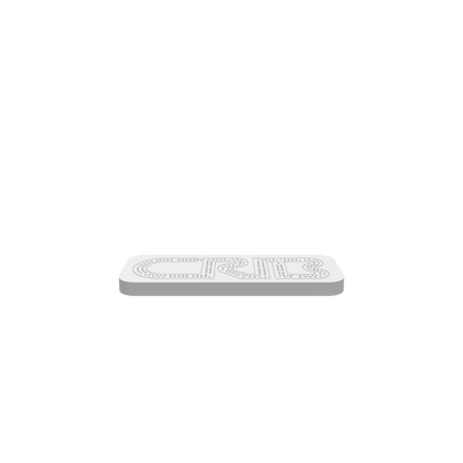 GLB of render file of the 2 Person Standard Cribbage Board, ideal for visualizing your project before cutting or printing.
