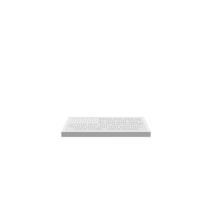 GLB of render file of the 2 Person Flag Standard Cribbage Board, perfect for 3D viewing and digital design purposes.