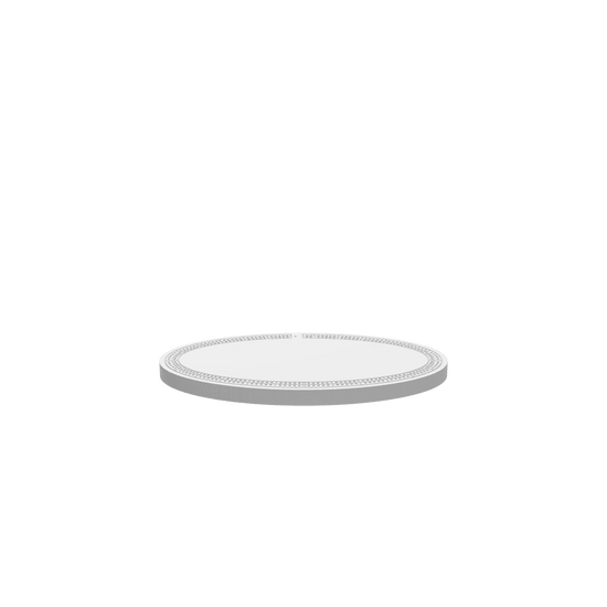 GLB of render file of the 2 Person Oval Standard Cribbage Board, ready for 3D visualization or digital presentations.
