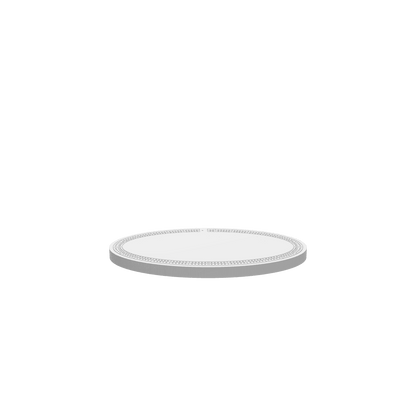 GLB of render file of the 2 Person Oval Standard Cribbage Board, ready for 3D visualization or digital presentations.