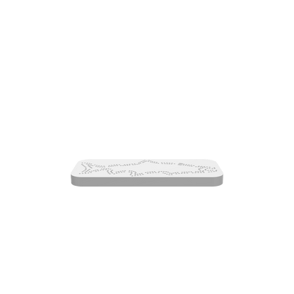 GLB of render file of a 2-person salmon cribbage board, ready for 3D viewing and digital display.