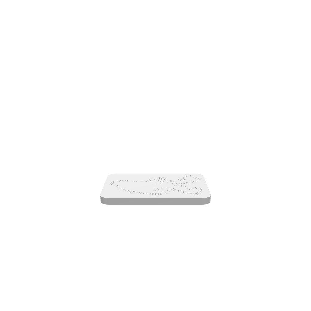 GLB of render file of the same 2-person Sasquatch cribbage board, perfect for 3D preview or digital visualization.