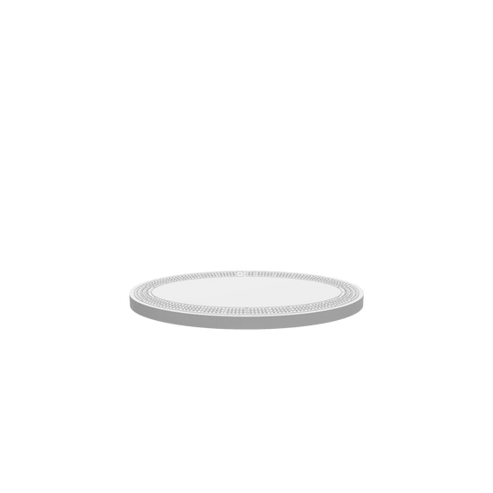 GLB of render file of the 3-person oval cribbage board, ready for 3D viewing and visualization before making your project.