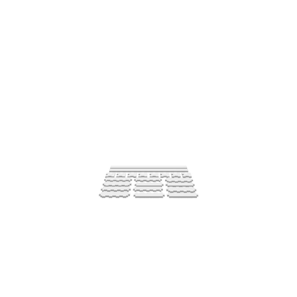 GLB of render file of six drill charging station boxes used for displaying a 3D preview of the design before cutting or production.