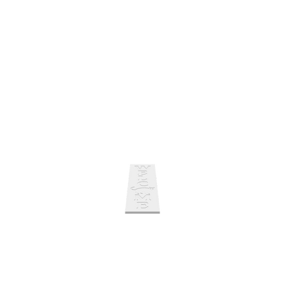 GLB of render file of a Black Cat Welcome Porch Board, used as a visual preview of how the finished wooden porch sign will look when displayed at a front door.