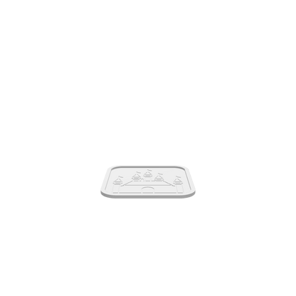 GLB of render file of a 3D castle cookie tray ready for display or digital preview.