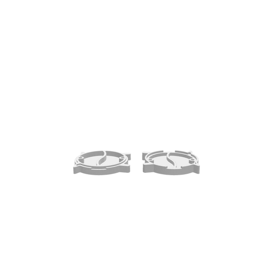 GLB of render file of a 3D cauldron dice tray box used for organizing and rolling dice during board or role-playing games.