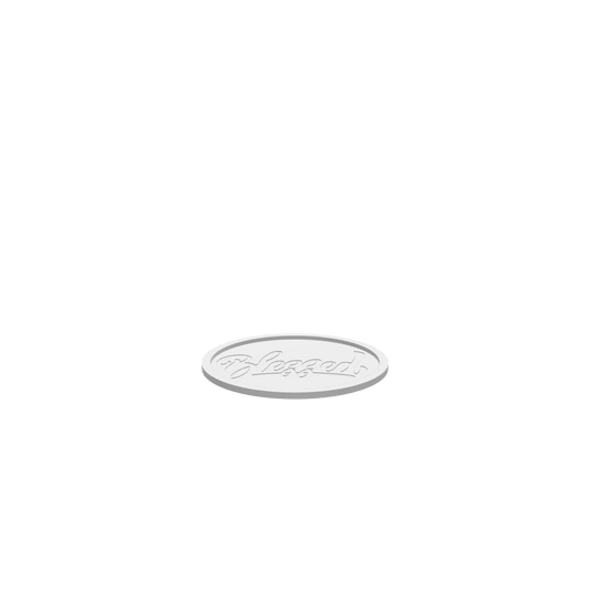 GLB of render file of a 3D model of the same circular Thanksgiving tray with "Blessed" lettering, ready for visualization.