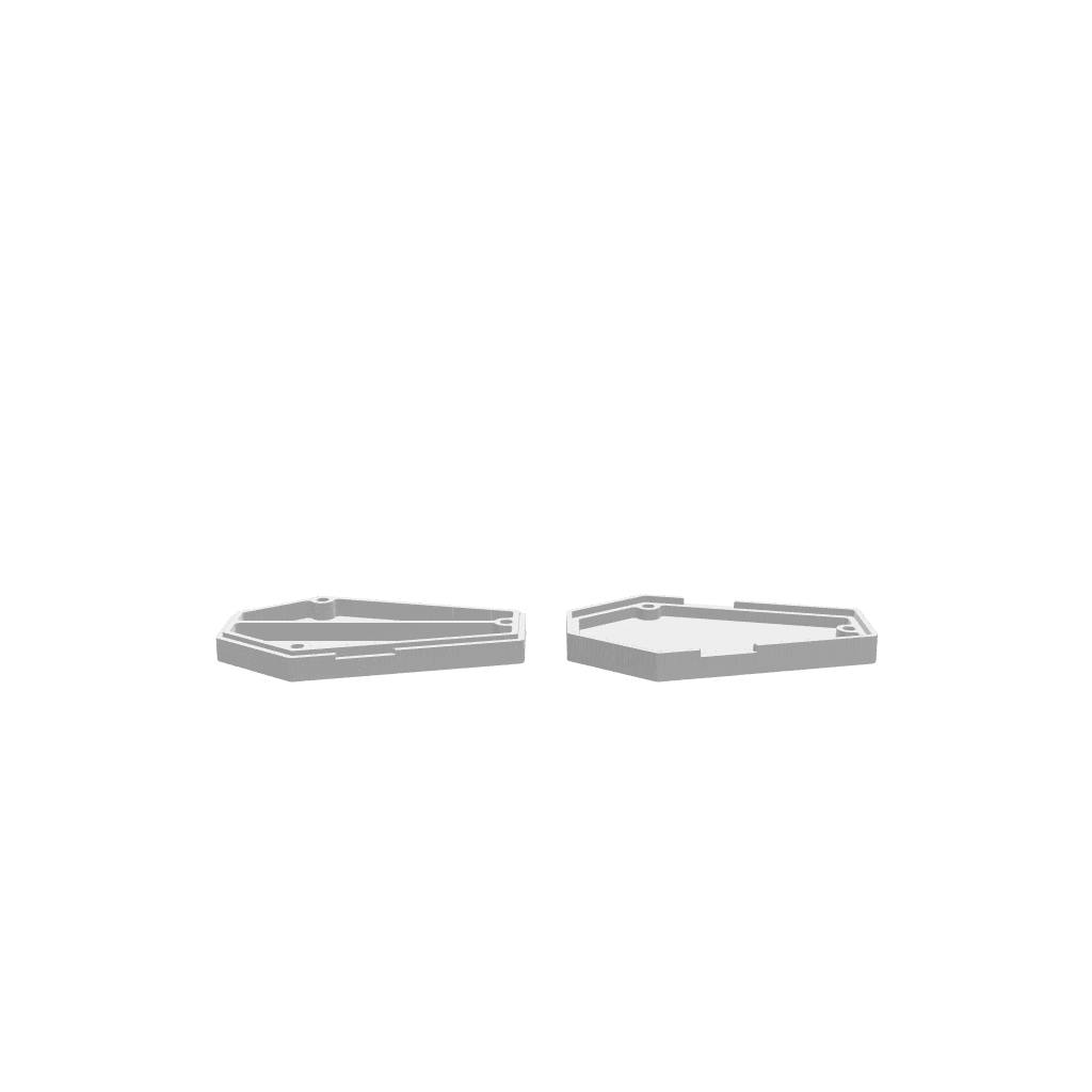 GLB of render file of a coffin dice tray used as a 3D preview to display the shape, size, and details of the finished product.