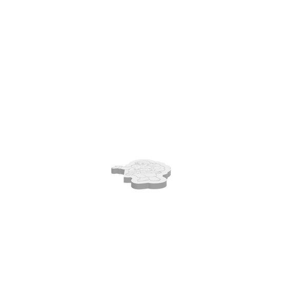 GLB file showing a wooden Santa Claus design.