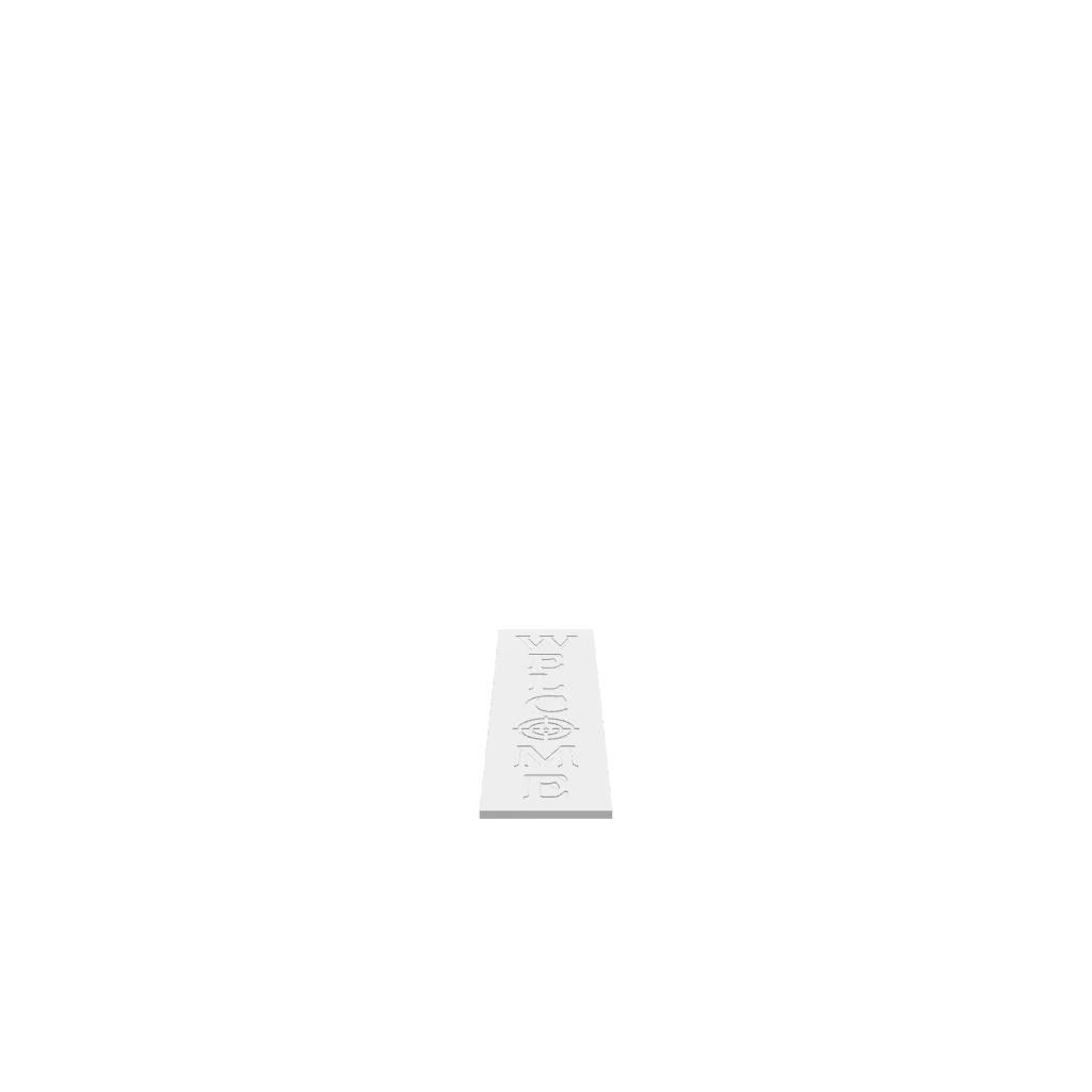 GLB of render file of the same welcome board, ready for 3D viewing or virtual mockups.
