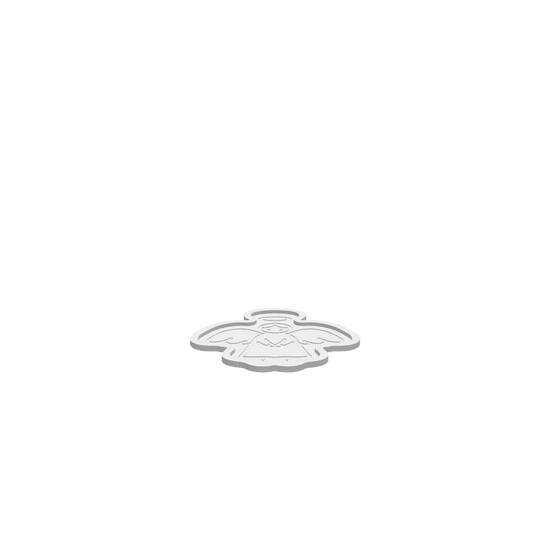 GLB of render file of the Cute Angel Tray, ready for 3D visualization or digital design use.