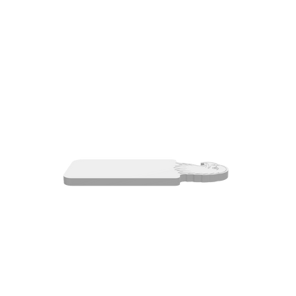 GLB of render file of the eagle head cheese board, ready for 3D visualization and display.