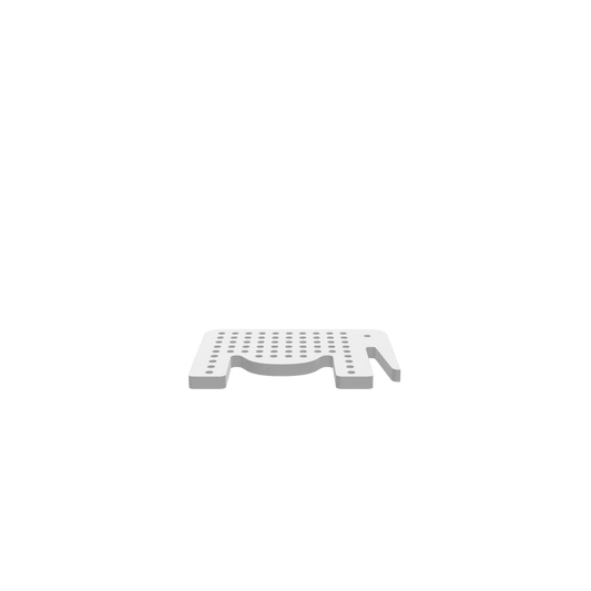 GLB of render file of Elephant Lacing Toy, a 3D digital model used for previewing, customizing, and preparing the design for CNC cutting or laser projects.