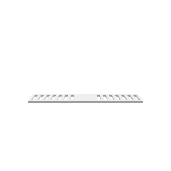 GLB of render file of an engravable crumb grate, ideal for custom designs and text engraving.