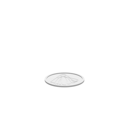 GLB of render file of Floating Cloak Halloween Tray used as a digital 3D preview for visualizing the final product before cutting or production.