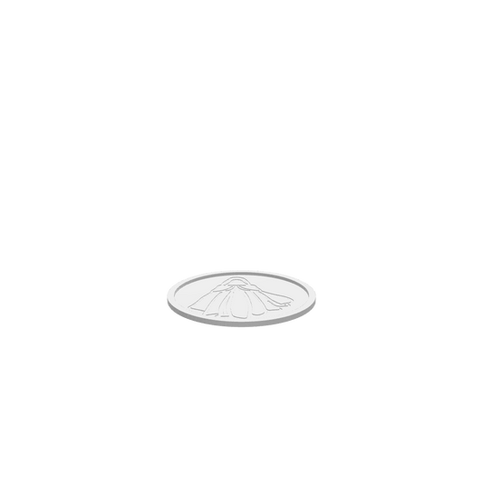 GLB of render file of Floating Cloak Halloween Tray used as a digital 3D preview for visualizing the final product before cutting or production.