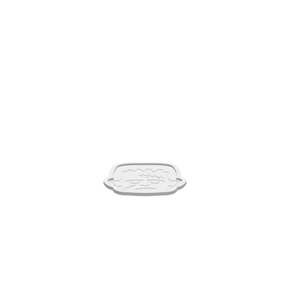 GLB of render file of a 3D model of Frankenstein’s monster Halloween tray, used for previewing the design before cutting or production.