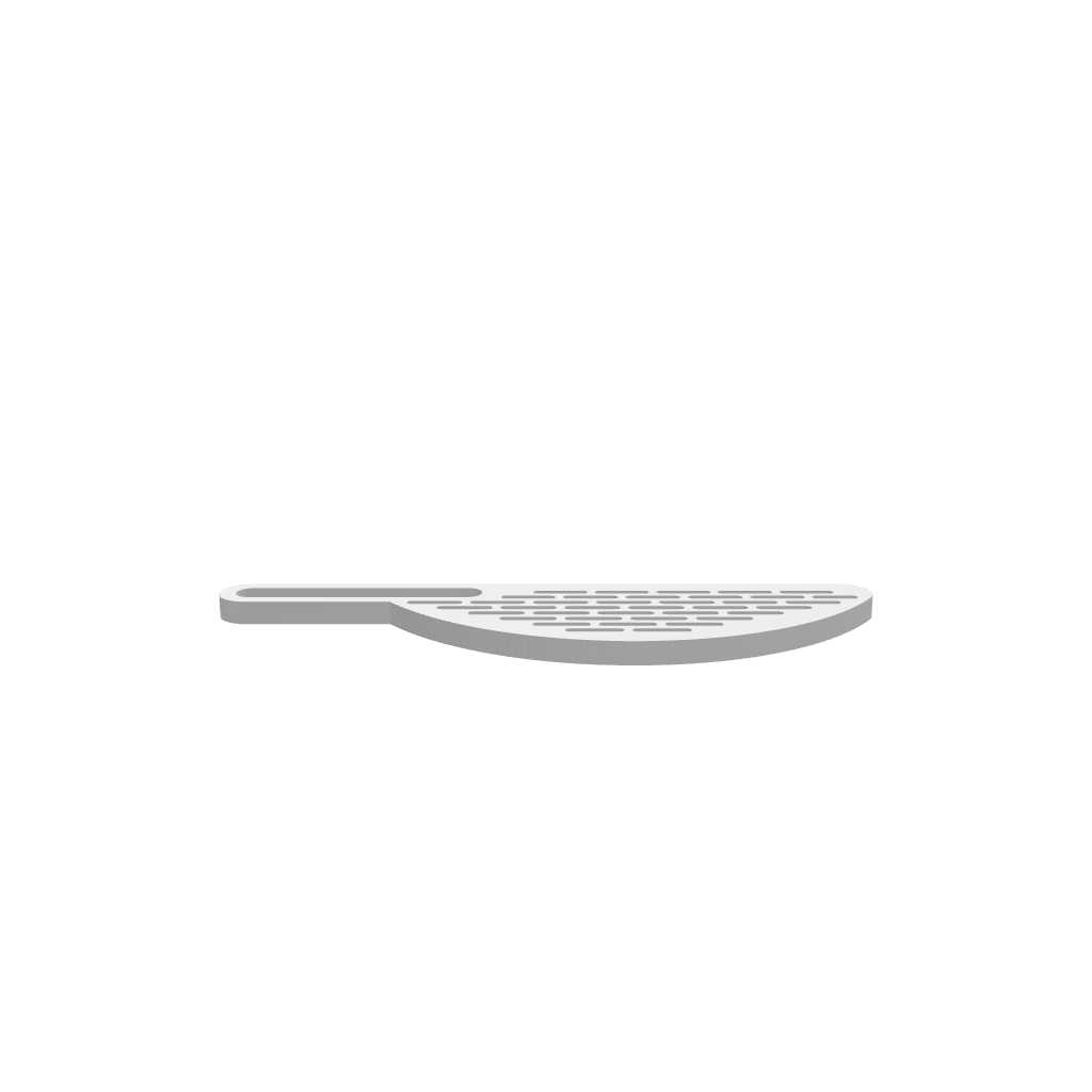GLB of render file of Gap Handle Colander used for visual preview of the 3D model before production.