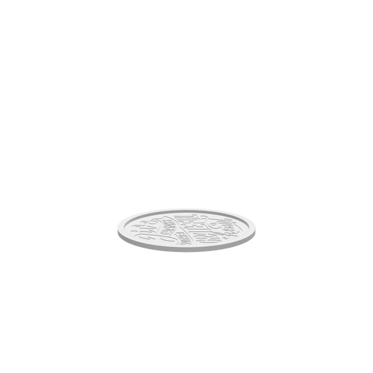 GLB of render file of the "Give Thanks" Thanksgiving tray, ready for 3D viewing and visualization in digital projects.