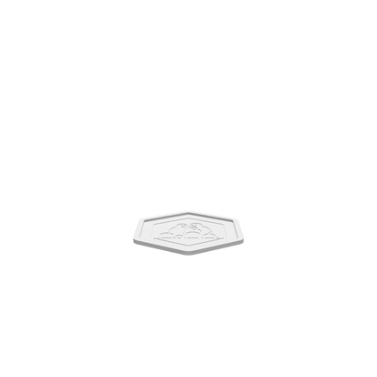 GLB of render file of a 3D preview of the Graveyard Ghosts Halloween Tray, used to visualize the finished product before cutting or making it.