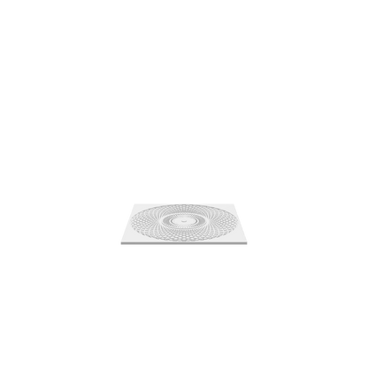 GLB of render file of Guilloche Art 2, a 3D preview model used to visualize the design before manufacturing or presentation.