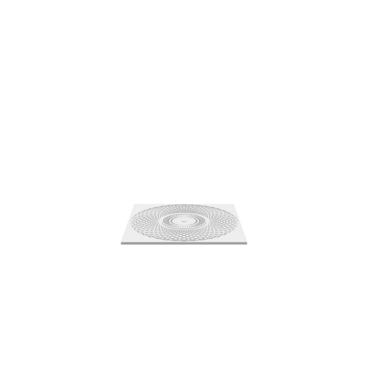 GLB of render file of Guilloche Art 2, a 3D preview model used to visualize the design before manufacturing or presentation.