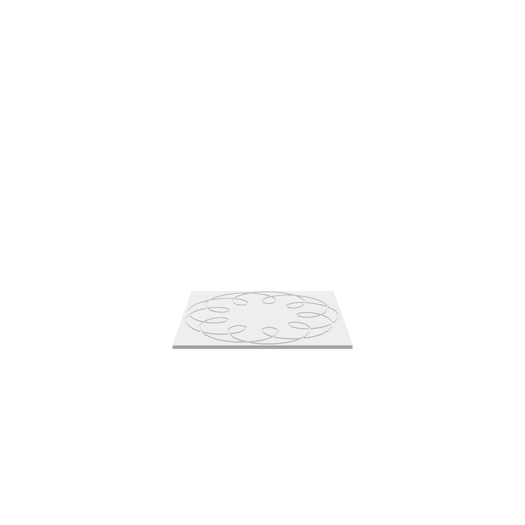 GLB of render file of Guilloche Art 3, a 3D preview model used to visualize the design before manufacturing or presentation.